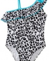 Flapdoodles Girls 7-16 Chic One Piece Bathing Suit