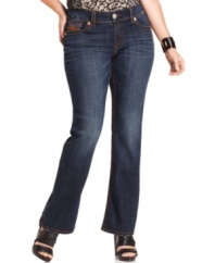 Seven7 Jeans' bootcut plus size jeans are essentials for your casual wear-- team them with the season's latest tops!