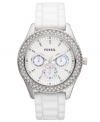Timeless purity from Fossil. This Stella collection watch sparkles with unadulterated precision.