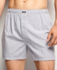 This comfortable, classic boxer offers the relaxed fit you're looking for.