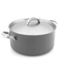 Where cookware is always greener! Your eco-friendly go-to for healthier meals, this versatile covered casserole utilizes a heavy aluminum base and natural Thermolon nonstick technology for beautifully and evenly browned food. Made from up-cycled materials for a healthier, earth conscious approach to feeding the ones you love. Lifetime warranty.
