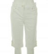 JM Collection Plain Front Cuffed Shorts