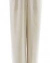 Eileen Fisher Pebble Silk Georgette Crepe Relaxed Straight Leg Pant