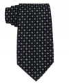 A micro pattern adds a fresh touch to your look. This tie from Tommy Hilfiger is an instant classic.