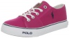 Polo by Ralph Lauren Cantor Fashion Sneaker (Toddler/Little Kid/Big Kid),Pink Berry,4.5 M US Big Kid