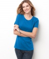 This Everyday Value short-sleeved petite tee is such a great basic, you'll want one in every color!