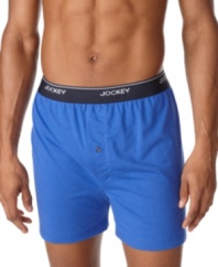 Nothing beats a classic. Sure up your underwear style with these boxers from Jockey.
