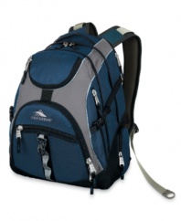Totally accessible! Multiple compartment design creates room for all of your necessities with a cushioned computer sleeve, multi-pocket organizer, easy-access media pocket and more. Padded shoulder straps, suspension system and sternum belt keep you carrying in comfort. 5-year warranty.