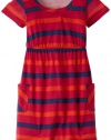 Splendid Littles Girls 2-6X Clearwater Stripe Toddler Dress, Dragonfruit, 4T