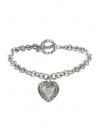 Effy Jewlery Balissima Diamond Heart Bracelet, .05 TCW
