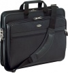 Targus Deluxe Top-Loading Leather Case Designed for 17 Inch Laptops TLE400 Black)