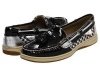 SPERRY TASSELFISH BLACK HOUNDSTOOTH SLIP-ON BOAT SHOES WOMENS SIZE 8.5 M
