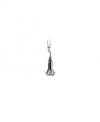 If you've got a New York state of mind, this charm is perfect for you. Crafted in sterling silver, bead features a dangling Empire State Building. Donatella is a playful collection of charm bracelets and necklaces that can be personalized to suit your style! Available exclusively at Macy's.