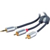 Belkin PureAV Miniplug to RCA Y Audio Cable-7 Feet