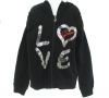 Guess Love Hooded Jacket Black 4T