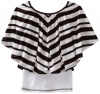 My Michelle Girls 7-16 Poncho Top