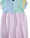 Ralph Lauren Toddler Girl's Color-Blocked Dress, Oxford Multi, 3/3T