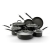KitchenAid Aluminum Nonstick 12-Piece Cookware Set, Black