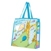 Vandor 17973 Dr. Seuss Oh The Places Large Recycled Shopper Tote, Multicolored