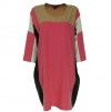 DKNY Colorblock Silk Dress