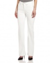 Levi's Women's 512 Petite Boot Cut Jean, White Highlighter, 8 Medium