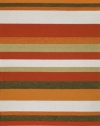 Liora Manne Ravella Stripe Rug, 42-Inch by 66-Inch, Orange