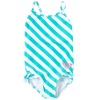 Roxy Kids Girls 2-6X Criss Cross Ruffle One Piece Beach Bloom Print Swimsuit