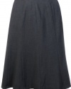 Calvin Klein Women's Flare Suit Skirt 4 Charcoal [Apparel]
