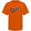 Baltimore Orioles Orange Wordmark T-Shirt (w/white trim)