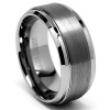 9MM High Polish / Matte Finish Men's Tungsten Ring Wedding Band Sizes 6 to 15