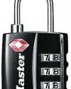 Master Lock 4680DBLK TSA-Accepted Set-Your-Own Combination Lock, Black