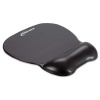 Innovera Gel Mouse Pad with Wrist Rest, Nonskid Base, 8-1/4 x 9-5/8- Black