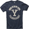 Yale Bulldogs Heathered Midnight Rockers Ring Spun T-Shirt