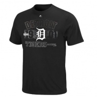 MLB Detroit Tigers Break The Curse T-Shirt, Black
