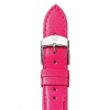 Michele Woman's Bright Pink 16 mm Patent Leather Watch Strap