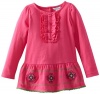 Hartstrings Girls 2-6X Toddler Long Sleeve Cotton Jersey Tunic, Berry Pink, 2T