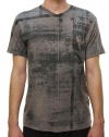 Retrofit Men's Short Sleeve V-Neck T-Shirt Charcoal Gray-Large