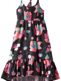 Roxy Girls 7-16 Summer Stunner Dress, True Black Floral, Small