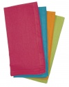 Aunt Martha's Bright Collection Dinner Napkins, Set of 4