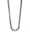 Sterling Silver Box Chain, 3.25mm Wide Approx., 22 Inches Long