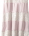 Blush by Us Angels Girls 7-16 Organza And Sequin Striped Aline Dress, Whisper Pink/Ivory, 12