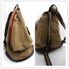 Big Dragonfly High Quality Big Canvas Bucket Bag Unique Travel Backpack Daypack for Boys with Zipper and Separate Pouches Durable and Fashion Khaki