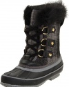Juicy Couture Sarabeth Boot (Toddler/Little Kid),Black/Grey Abstract Plaid,1 M US Little Kid