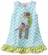 Mud Pie Baby-Girls Safari Giraffe Racerback Dress