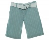 Epic Thread Belted Striped Shorts Artic Mist 8