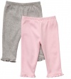 Carter's 2-Pack Pants - Pink/Gray-6M