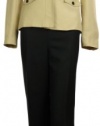 Kasper Women's Linen Blend Business Suit Pant Set
