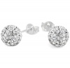 Swarovski Element Stud Earrings Stainless Steel Earrings, 6mm Crystal Ball or 8mm Crystal Ball - Choose Your Size and Color
