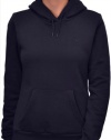 Nike Women's Classic Fleece Pullover Hoodie Sweatshirt-Navy