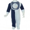 Rene Rofe Dream With Me Coverall with Bib Blue 3-6 Months